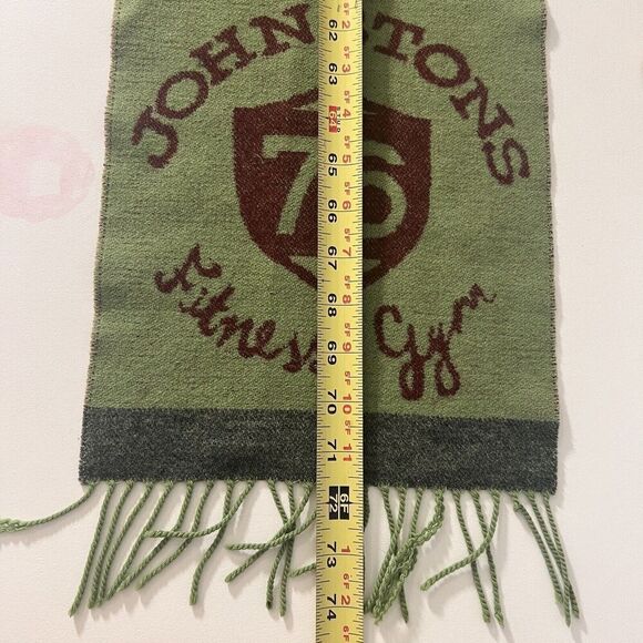 Vintage Johntons Of Elgin Scarf Lamb’s Wool Scotland Fringes - Picture 6 of 7
